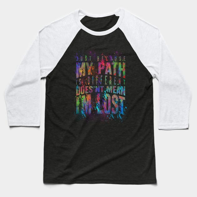 My Path Baseball T-Shirt by opawapo